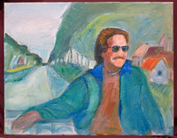 Portrait at Damme, Belgium. 11 x 14". Private collection, Waltham, MA.