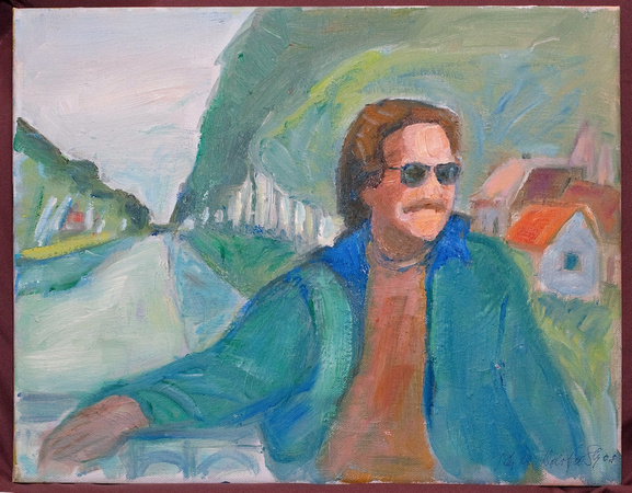 Portrait at Damme, Belgium. 11 x 14". Private collection, Waltham, MA.