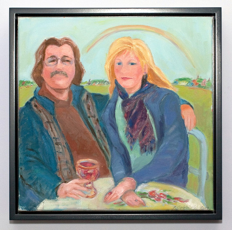 Couple. 16 x 16". Private collection, Waltham, MA.