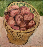 Basket of Potatos, Private collection, Newburyport, MA.
