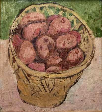 Basket of Potatos, Private collection, Newburyport, MA.