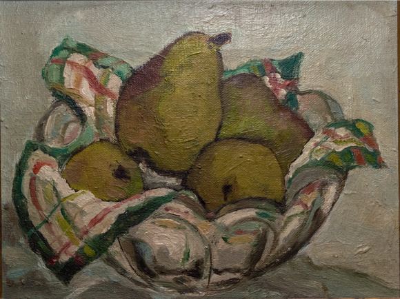 Pears in a Basket. Private collection, Newburyport, MA