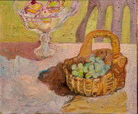 Still Life with Grapes and Cakes. Private collection, Newburyport, MA